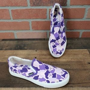 ripndip purple camo slip ons